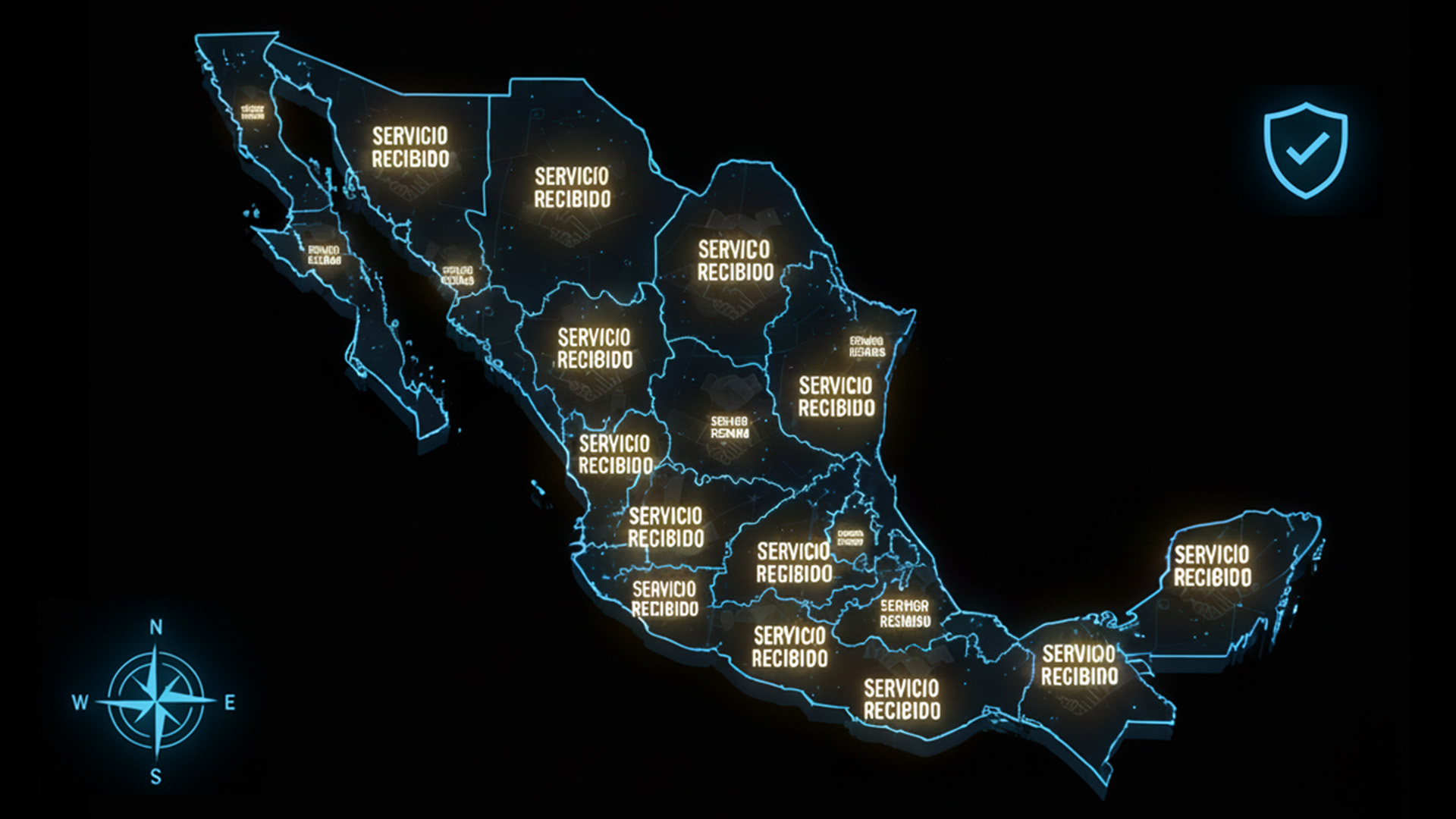 Mapa de la República Mexicana